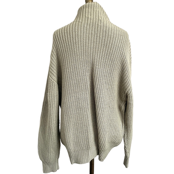 Aritzia Wilfred Dry Basil (Gray Green) Montpellier Sweater - M, 100% merino wool - Picture 6 of 9